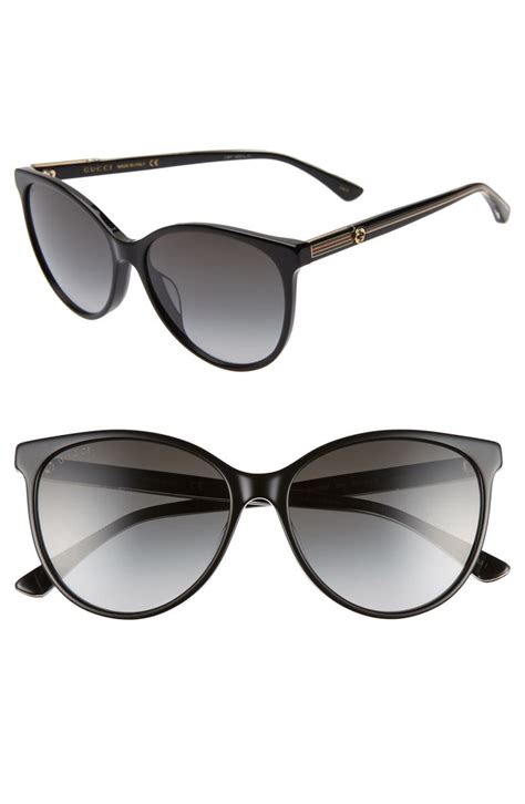 gucci 57mm cat eye sunglasses